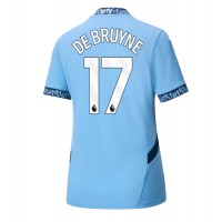 Maglia Calcio Manchester City Kevin De Bruyne #17 Prima Divisa Donna 2024-25 Manica Corta